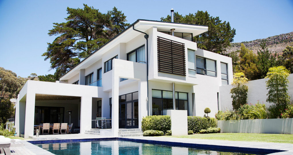 Luxury homes with swimming pool